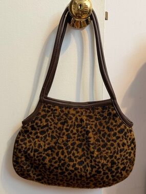 MAXX New York vintage Leopard Print Shoulder Bag